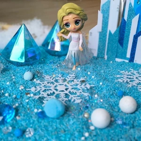 Smyslový tác 𝐁𝐥𝐮𝐞 𝐖𝐈𝐍𝐓𝐄𝐑/Modrá zima 