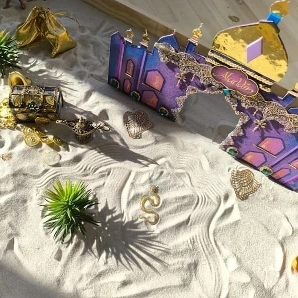 Pronájem pohádkového senzorického tácu ALADDIN na narozeniny a akce. 