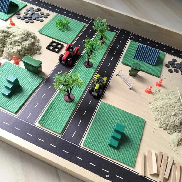 The CONSTRUCTION SITE Sensory Tray