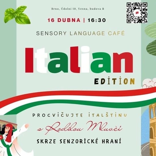 SENSORY LANGUAGE CAFÉ. ITALIAN EDITION